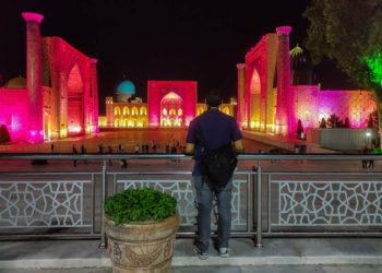 Registan Complex in Samarkand, Uzbekistan