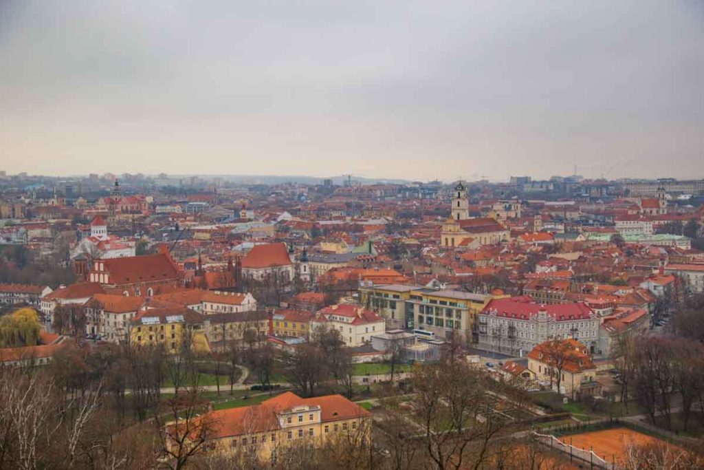 Vilnius City from Three Crosses