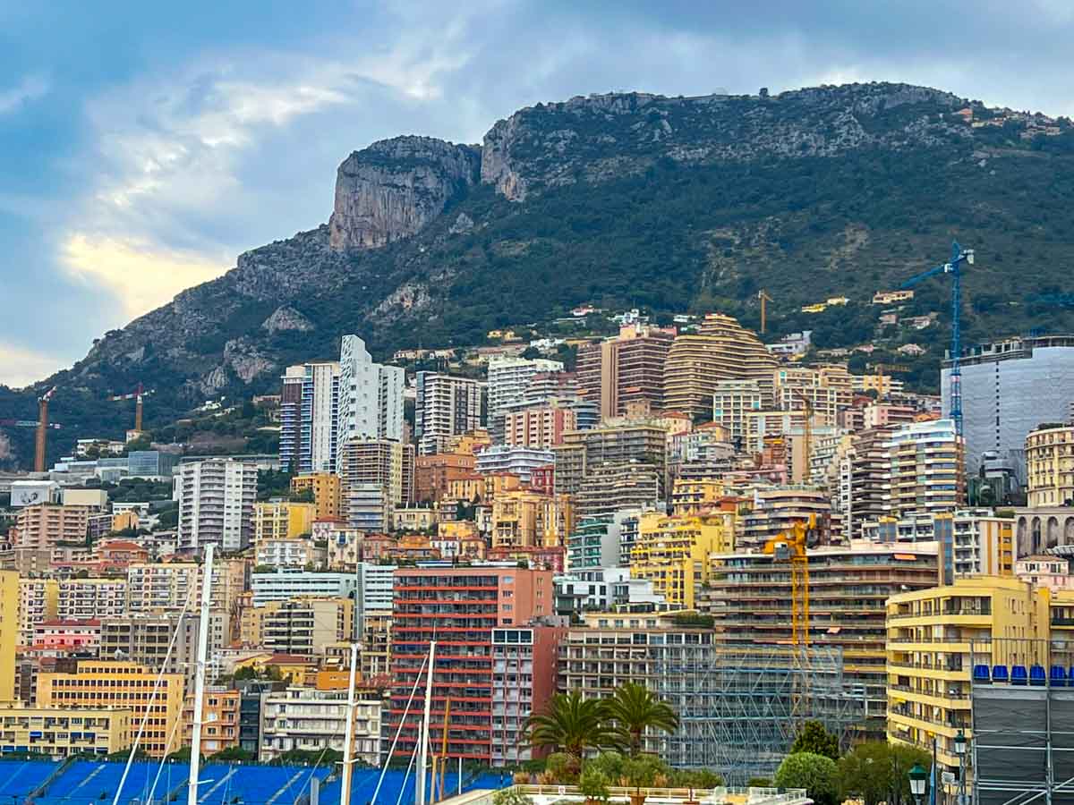 Beautiful backdrop of Monaco Harbor